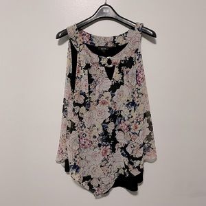 Plus size sleeveless shirt
